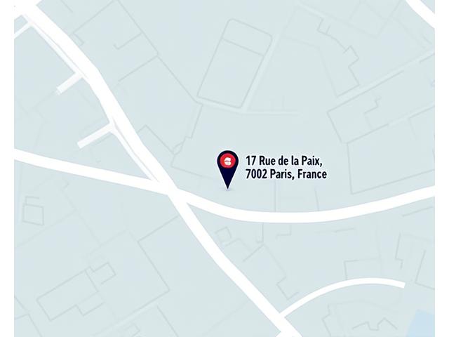 Localisation de Saphir Services au 17, Rue de la Paix, Paris